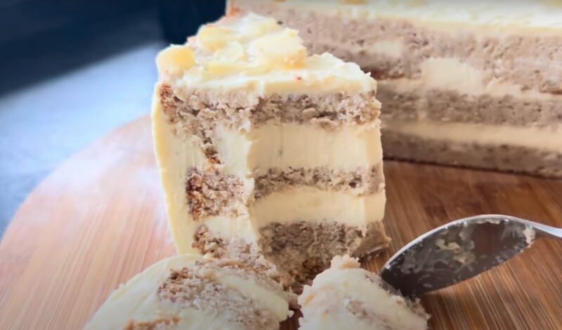 Молочный торт без сахара. Невероятно вкусный и нежный
