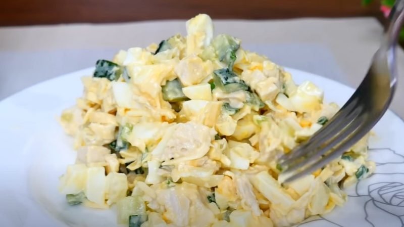 Вкусный, давно забытый рецепт. Раньше мама готовила годами: быстрый и вкусный салат