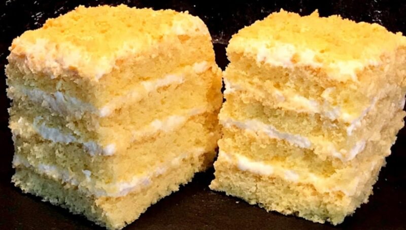 Нежнее торта я не ела. «Лебединый пух» - вкусный торт за 30 минут